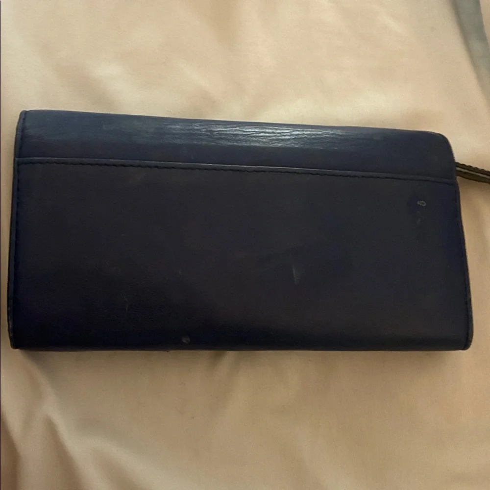 Kate Spade Navy Leather Wallet